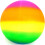 Kandy Toys Giant 18 Inch Neon Rainbow Megaball 1