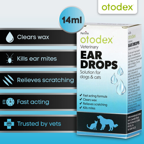Otodex Petlife Ear Drops, 14 ml 1