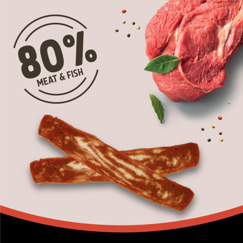 Rosewood Rosewood Steak Strips for Dogs - Made with Beef and Pollock, Grain Free Chews, H 2