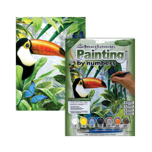 Paint By Number Small Jungle Toucan Set