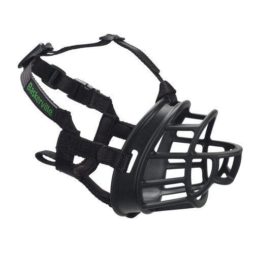 Baskerville Ultra Muzzle, black, size 5 5, X Large