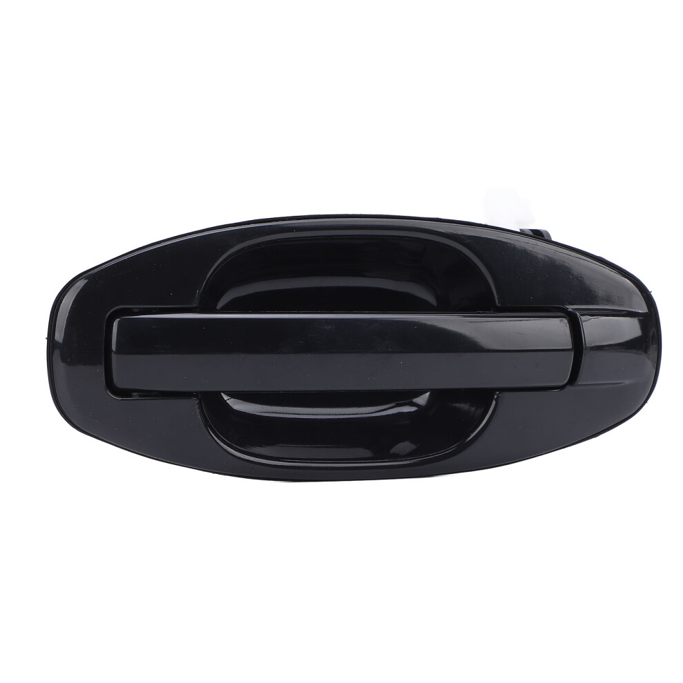 Exterior Door Handle For Santa Fe 2001-2006 Rear Left, Abs Black 5061383427094