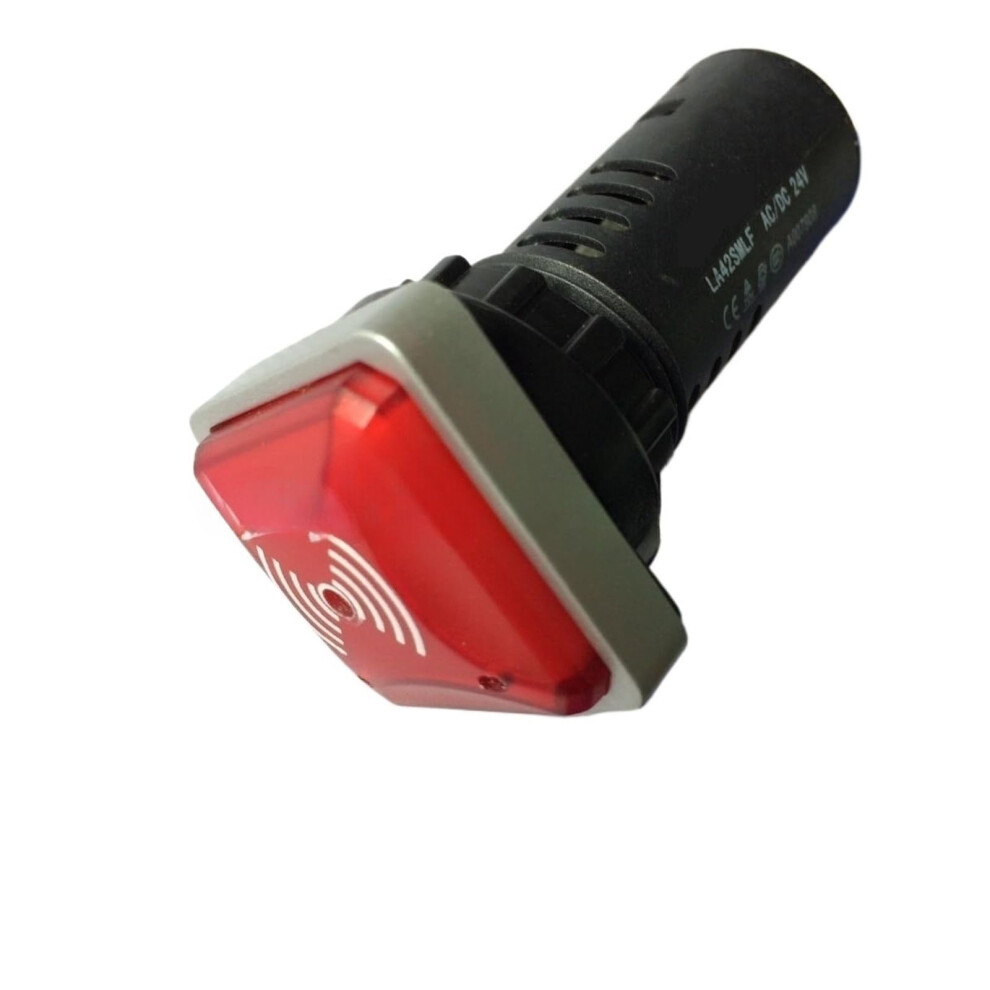 Industrial Warning Buzzer Ac220v Square Flash Panel Mount Alarm With Led Indicator 9771547184898