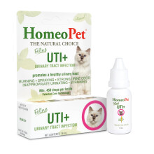 HomeoPet Feline UTI Plus Urinary-Tract Relief, Urinary-Tract Support f