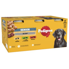Pedigree - Wet Dog Food - for Senior Dogs - Mixed Selection in Loaf - 6 x 400 g