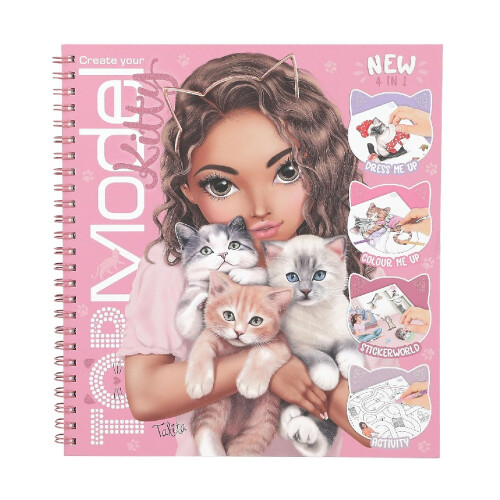 Depesche Create Your Topmodel Kitty Colouring Book