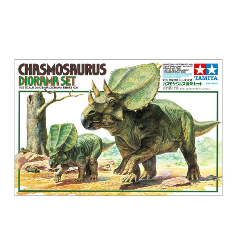Tamiya Tamiya 60101 Chasmosaurus Dinosaur Diorama Set Model Kit 1