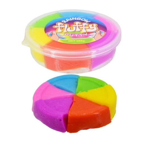 Kandy Toys Rainbow Fluffy Putty