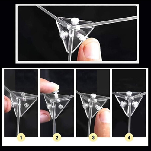 Transparent Mirror Acrylic Display Case for  40678  Year Blocks, Dustproof Dual Function Showcase 1
