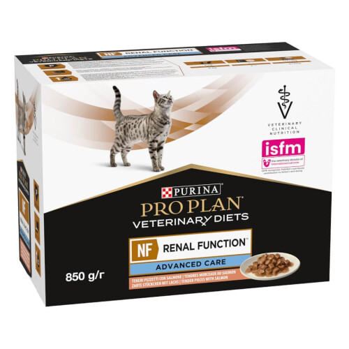 Purina PRO PLAN VETERINARY DIETS NF Renal Function Wet Cat Food Salmon 10x85g 2