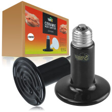 LUCKY HERP Ceramic Heat Emitter, Reptile Heat Lamp Bulbs 150W 2Pack, C