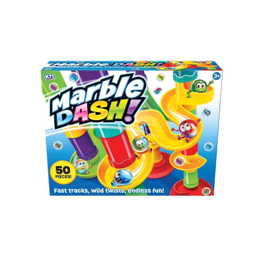 Kandy Toys Marble Dash Marble Run 50 Piece Play Set