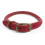 Ancol Ancol Timberwolf Round Leather Collar Raspberry 35-43cmcm Size 4, Pink 1