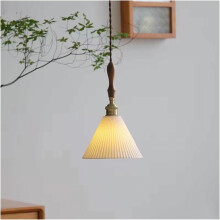 Modern Nordic Ceramic Copper LED Pendant Light for Dining Room Bedroom and Living Room
