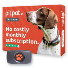 PitPat GPS Dog Tracker No Monthly Fees - Suitable for All Dogs And Fits All Collars - Smart Activity Tracker, Satellite Tracking With Unlimited Range