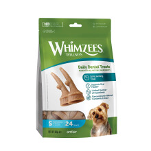 WHIMZEES Antler S, 24 Pieces – Dog Dental Stix, Size S, Dog Dental Sti