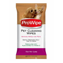 ProWipe Pet Wipes, Dog Wipes, Cat Wipes, Wipes for Pets with Aloe Extract & Vitamins, Perfect as Eye, Ear Wipes, for Bums, Suitable for Puppy, Kitten