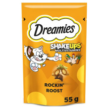 DREAMIES Shakeups Rockin Roost Cat Treats 8 x 55g