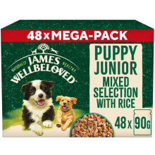 James Wellbeloved Grain Free Puppy Dog Food with Turkey Lamb and Chicken in Grav
