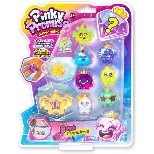 Pinky Promise Gemmy Friends 8-Pack
