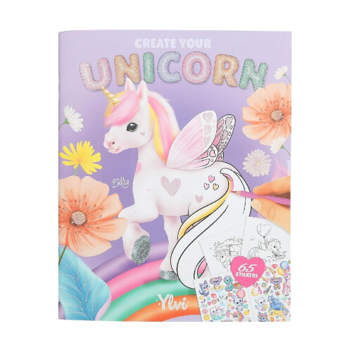 Ylvi Create Your Unicorn Colouring Activity Book