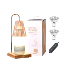Candle Warmer Lamp with Timer and Dimmer for Wax Melts and Jar Candles, Adjustable Brightness