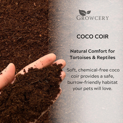 Coco Coir Tortoise Substrate – Natural Coco Coir Compost for Reptiles, Tortoises 2