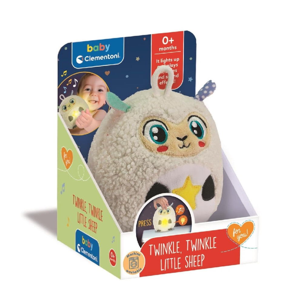 Clementoni Clemontoni Twinkle Twinkle Little Sheep Baby Plush Light