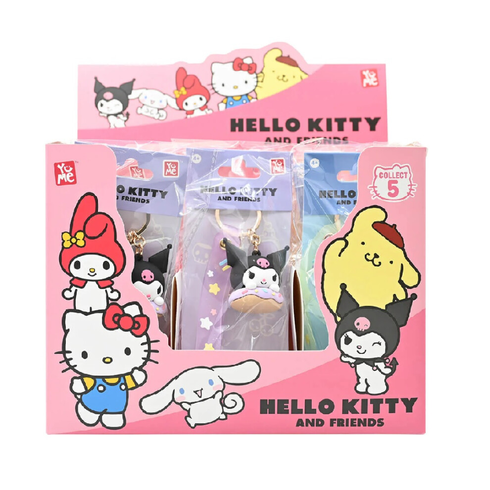 Hello Kitty And Friends Donuts Series Keychain With Hand Strap