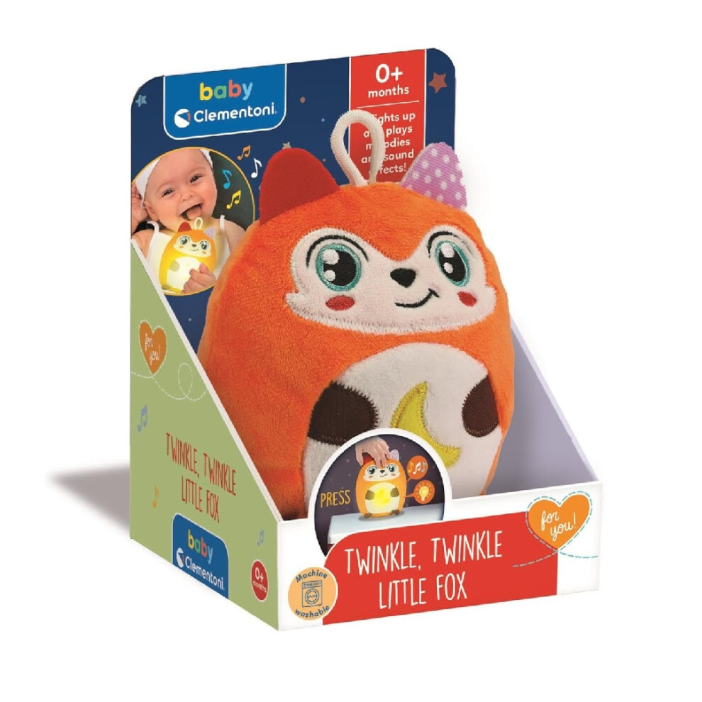 Clementoni Clemontoni Twinkle Twinkle Little Fox Baby Plush Light