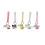 Hello Kitty Hello Kitty and Friends Donuts Series Keychain with Hand Strap 2