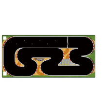 1/76 Scale RC Track Mat 1800 x 800mm, Realistic Layout and Stable Driving Surface