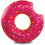 Bigmouth Inflatable Pink Frosted Donut Pool Float 1