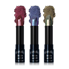 Metallic Glitter Lipstick Set Long Lasting Waterproof Shimmering Matte Colors Moisturizing
