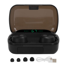 Waterproof Wireless Earbuds HiFi Stereo Sound Touch Control Noise Cancelling Mic LED Charging Case Phone Charging Function Comfortable Fit Bluetooth