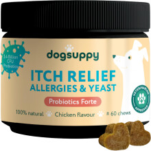 DogSuppy Itch Relief For Dogs – Relieves Itching, Scratching, Licking,