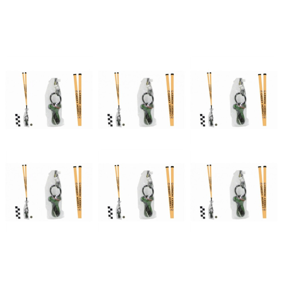 The Rock Company Pack Of 6 Rock Dummies With Cheeky Monkey Lanyards