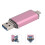 Φορητή μονάδα flash USB C με προσαρμογέα Micro USB, 3σε1σχεδιασμός, Plug and Play, μετάδοση υψηλής 3