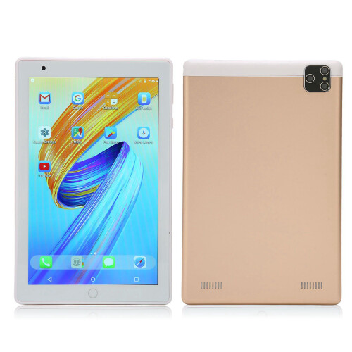 Tablet Android com suporte ergonômico e design dobrável, tela IPS touchscreen de 8 polegadas com Android 11, câmera HD, dois slots para SIM e 1