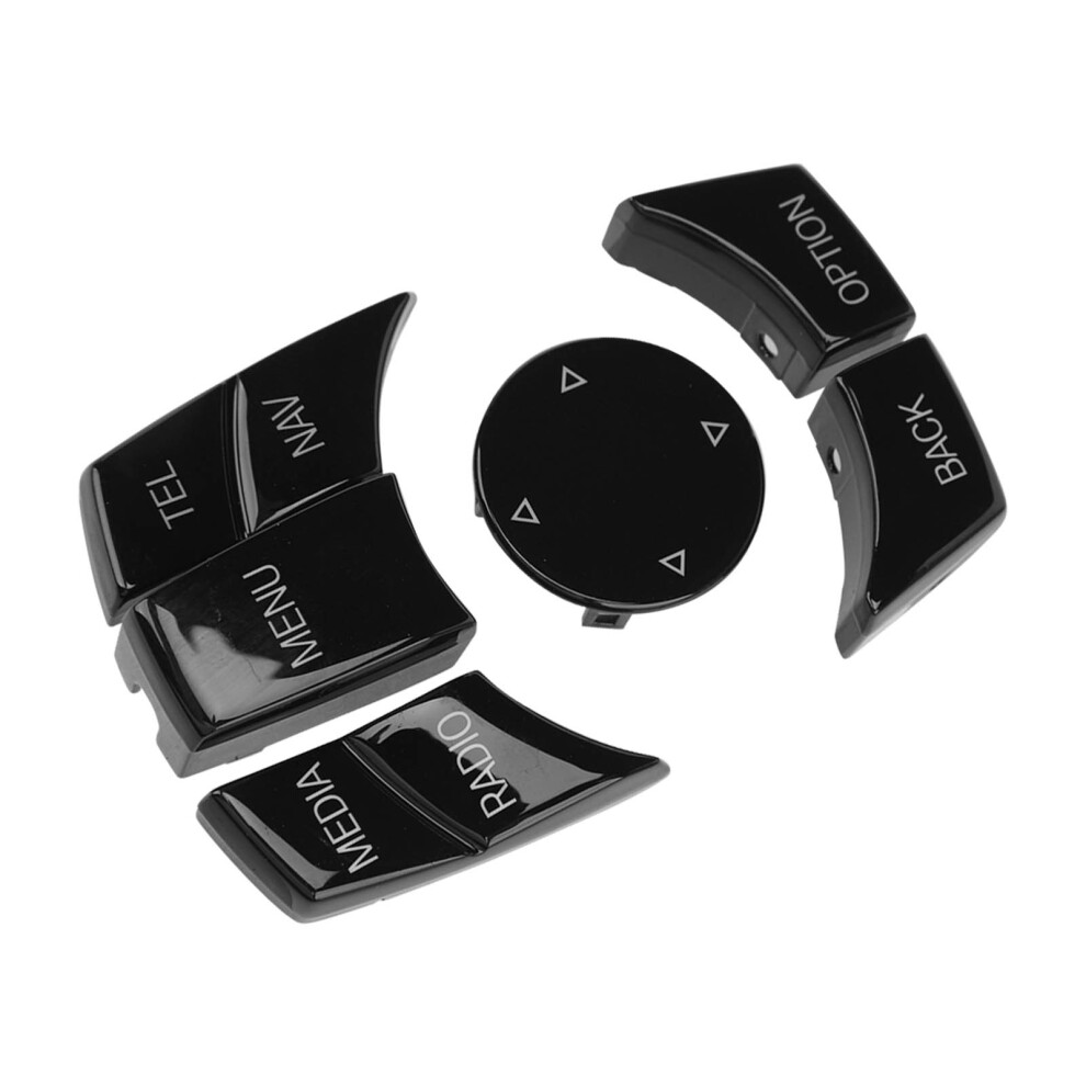 Multimedia Knob Set For Bmw 5 Series E60 E61 Black 7055741113598