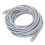 Ethernet Patch Cable Cat5E Gray High Speed Data Transfer Universal Connectivity Secure Connection Bare Copper Wire Flat Design For Office Home 3