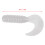 Soft Plastic Grub Worm Bait With Taste Technology Ribbon Tail Worm Enticing Action Versatility ElaZtech Plastic Thin Tail Action Durable Grub Profile 6
