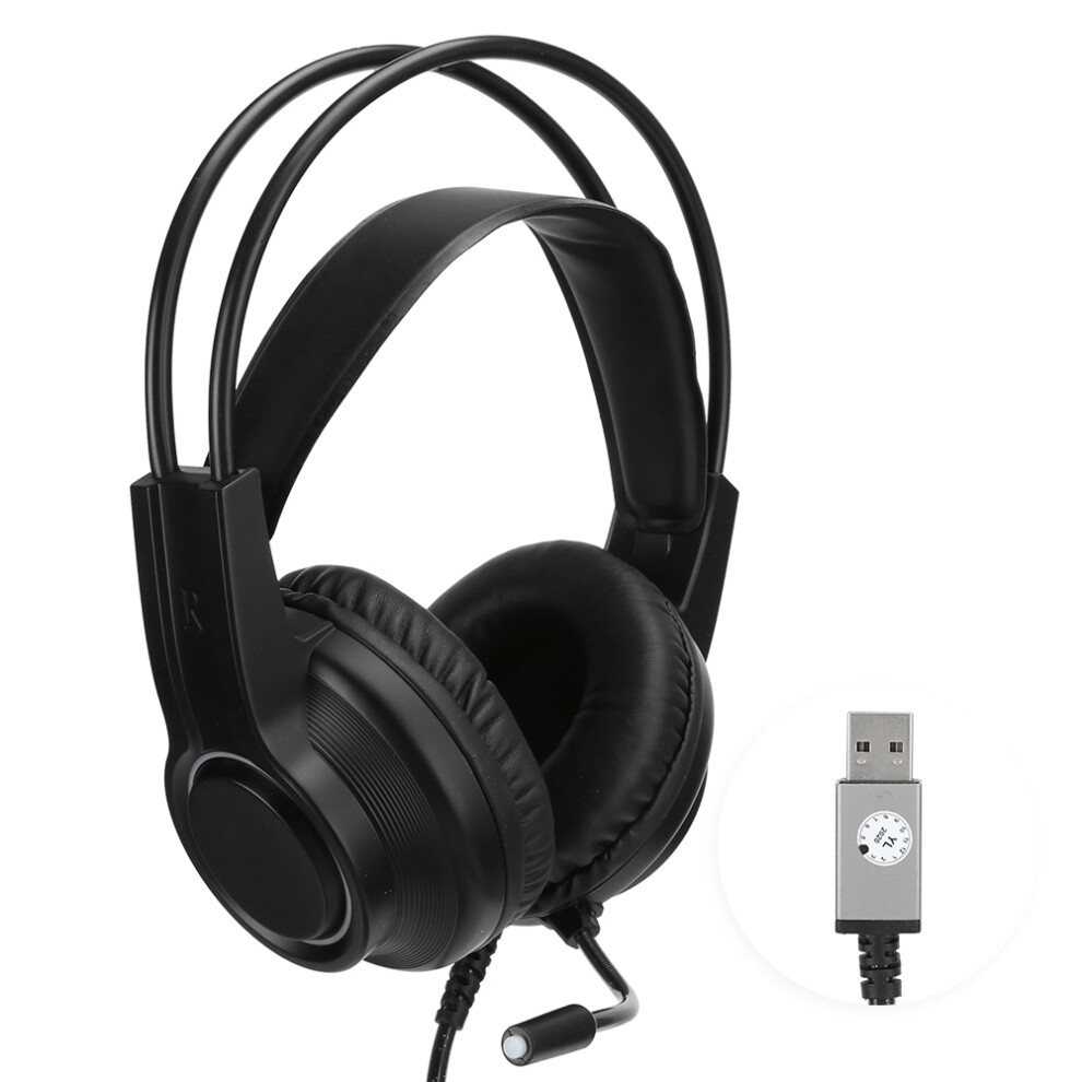 Surround Sound Gaming Headset With Noise Cancelling Mic Usb Plug Play Hifi Audio 50Mm Driver Magnetic Bass Stereo Sound Microphone Adjustment 9432746989232