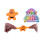Kandy Toys Mini Splatmen Stretchy Fidget Toys Assorted Colours 1