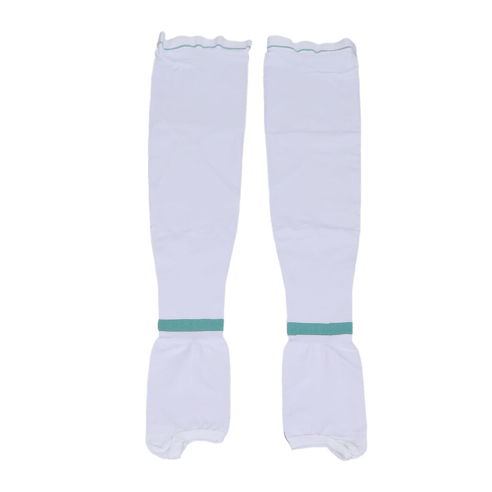 Durable Elastic Compression Stockings Anti Embolism Breathable Medical Socks Therapeutic Leg Support With Inspection Hole, Lightweight Fabric For