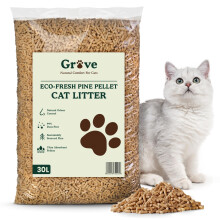 Grove by Ecoblaze 30L Pine Cat Litter Wood Pellets | Natural, Eco-Friendly & Bio