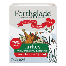 Forthglade Christmas Wet Dog Food (7 x 395g Trays) - Grain Free & Hypo