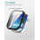 Screen Protector Case with 9H Tempered Glass, Full Coverage Hard PC Shell Blue for Redmi Watch 6 2
