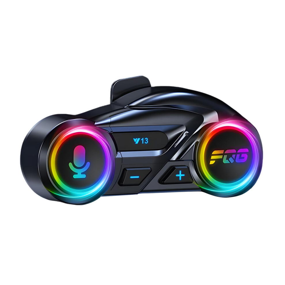 Motorcycle Bluetooth Headset With Noise Cancellation, Ipx6 Waterproof Hifi Stereo, Long Battery Life 9070919017124