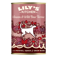 Lily's Kitchen Venison And Wild Boar Terrine Dog Food 400g